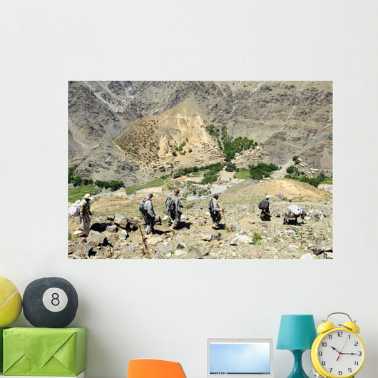 Donkey Loaded with Medical Wall Decal