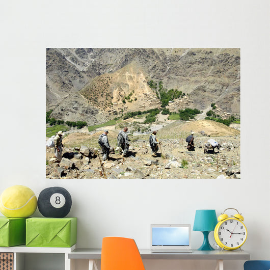 Donkey Loaded with Medical Wall Decal