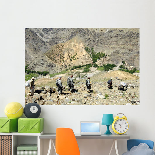 Donkey Loaded with Medical Wall Decal