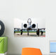 Maintainers Place Chocks under Wall Decal