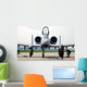 Maintainers Place Chocks under Wall Decal