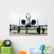 Maintainers Place Chocks under Wall Decal