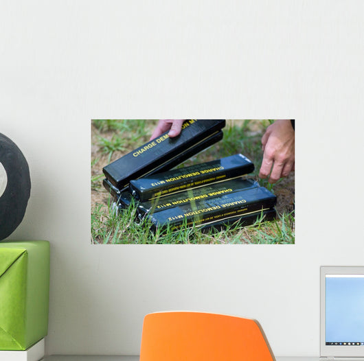 Blocks Military High-explosives Wall Decal