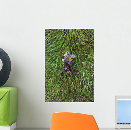 Army Sergeant Waits for Wall Decal