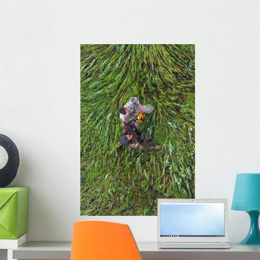 Army Sergeant Waits for Wall Decal