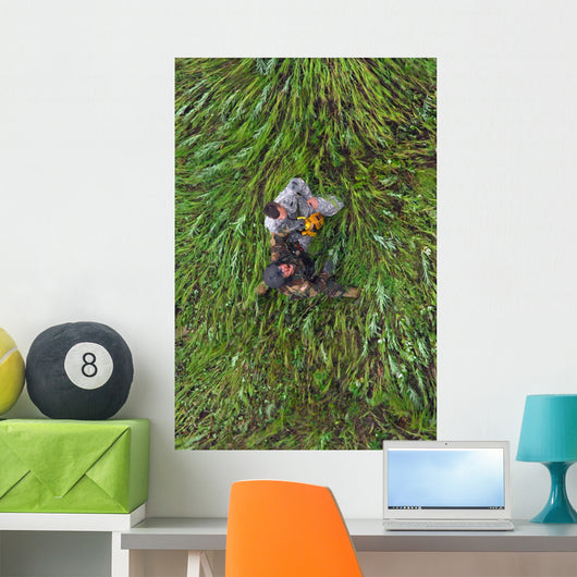 Army Sergeant Waits for Wall Decal