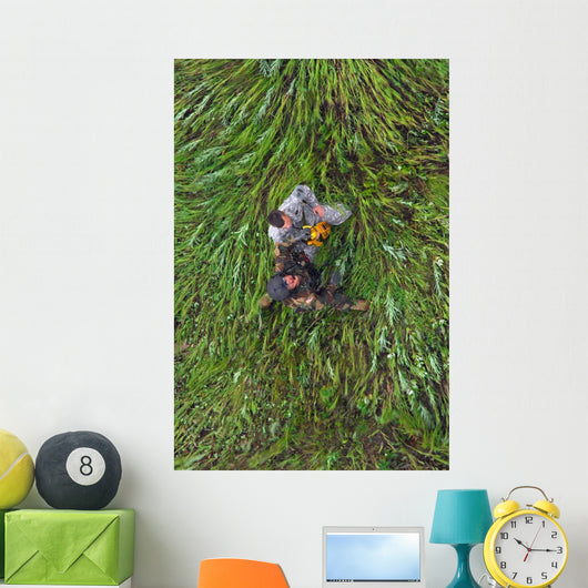 Army Sergeant Waits for Wall Decal