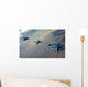 F-15 Eagles and F-16 Wall Decal