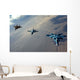 F-15 Eagles and F-16 Wall Decal