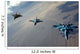 F-15 Eagles and F-16 Wall Decal