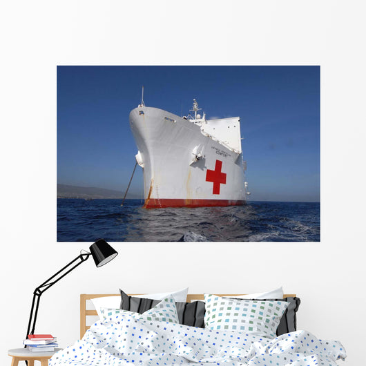 Military Sealift Command Hospital Wall Decal Design 1