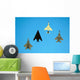 F-22 Raptor F-117 Nighthawk Wall Decal