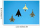F-22 Raptor F-117 Nighthawk Wall Decal
