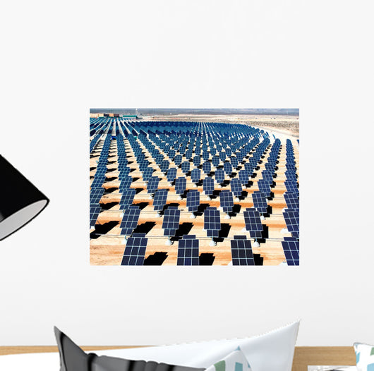 Solar Panels Awaiting Activation Wall Decal