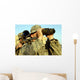 Soldiers Demonstrate Buddy Sniper Wall Decal