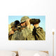 Soldiers Demonstrate Buddy Sniper Wall Decal