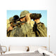 Soldiers Demonstrate Buddy Sniper Wall Decal