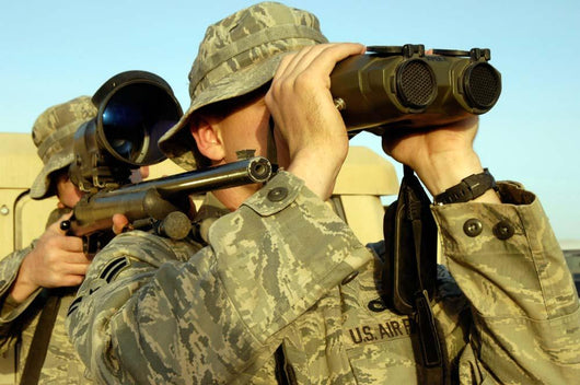 Soldiers Demonstrate Buddy Sniper Wall Decal