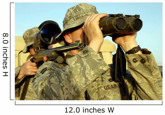 Soldiers Demonstrate Buddy Sniper Wall Decal