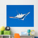 Blended Wing Body X-48b Wall Decal Design 2