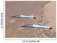 Two T-38a Mission Support Wall Decal Design 4