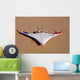 X-48b Blended Wing Body Wall Decal Design 3