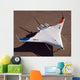 X-48b Blended Wing Body Wall Decal Design 4