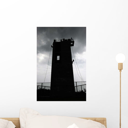 Marines Rappel from Camp Wall Decal