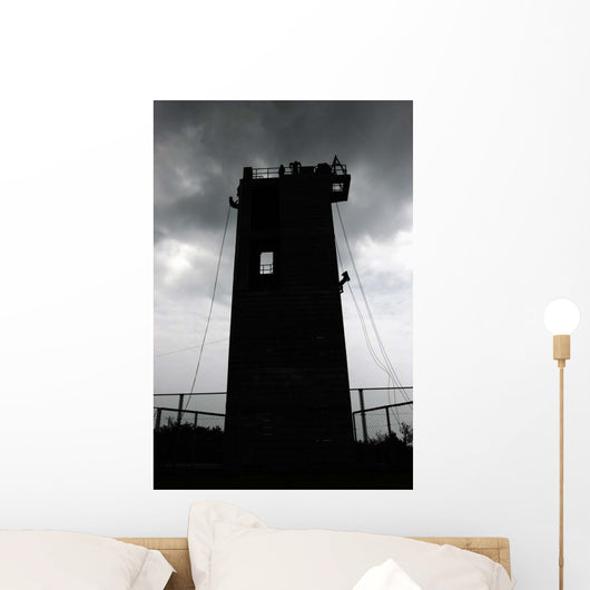 Marines Rappel from Camp Wall Decal