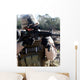 Soldier Looks through Scope Wall Decal