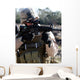 Soldier Looks through Scope Wall Decal