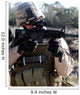 Soldier Looks through Scope Wall Decal