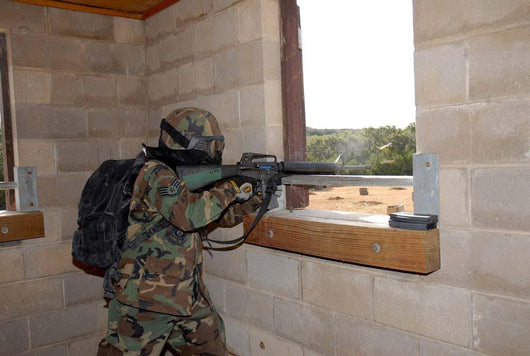 Soldier Acts as Opposition Wall Decal