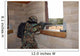 Soldier Acts as Opposition Wall Decal