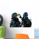 Soldiers Help Each Other Wall Decal