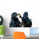 Soldiers Help Each Other Wall Decal