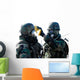 Soldiers Help Each Other Wall Decal