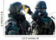 Soldiers Help Each Other Wall Decal