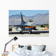F-16 Fighting Falcon Sits Wall Decal Design 1