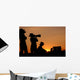 Silhouettes Three Us Air Wall Decal