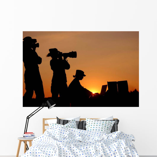 Silhouettes Three Us Air Wall Decal