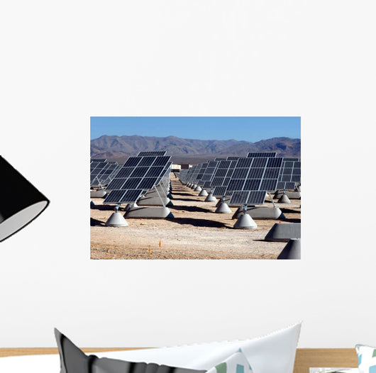 Photovoltaic Solar Power Plant Wall Decal