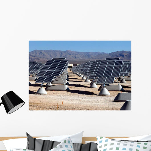 Photovoltaic Solar Power Plant Wall Decal