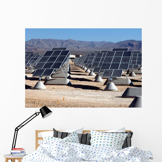 Photovoltaic Solar Power Plant Wall Decal