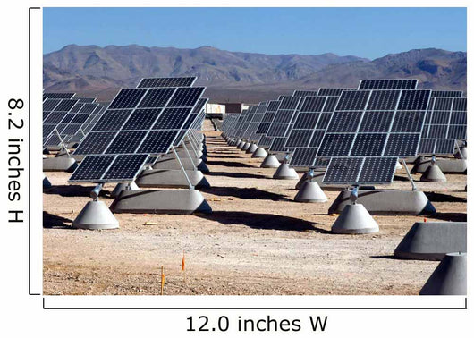 Photovoltaic Solar Power Plant Wall Decal