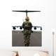 Airfield Manager Greets Arriving Wall Decal
