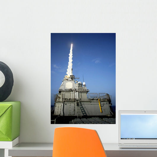 Uss Lake Erie Launches Wall Decal