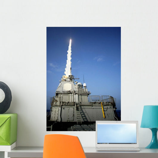 Uss Lake Erie Launches Wall Decal