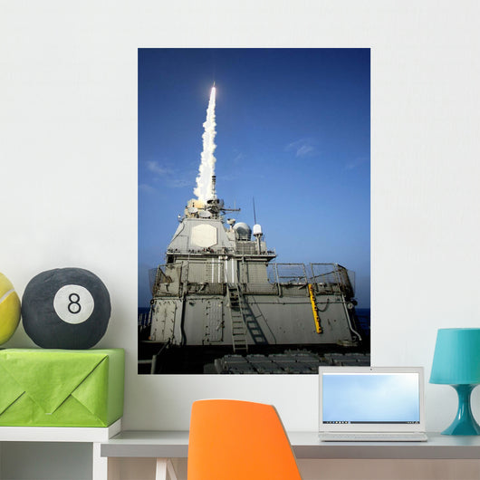 Uss Lake Erie Launches Wall Decal