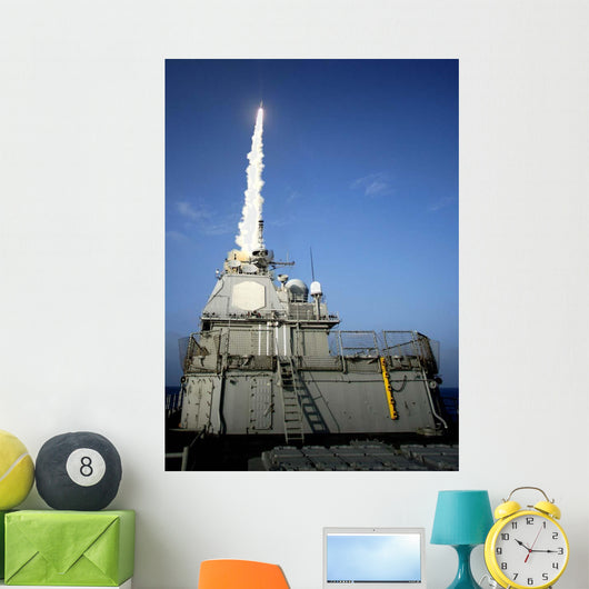 Uss Lake Erie Launches Wall Decal